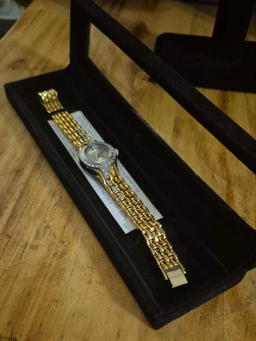 Two-Tone Gold and Silver Women's Bracelet Watch